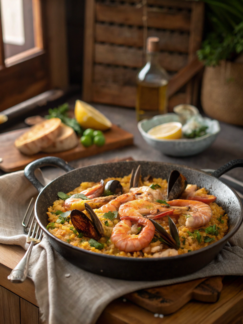 Seafood Paella Recipe